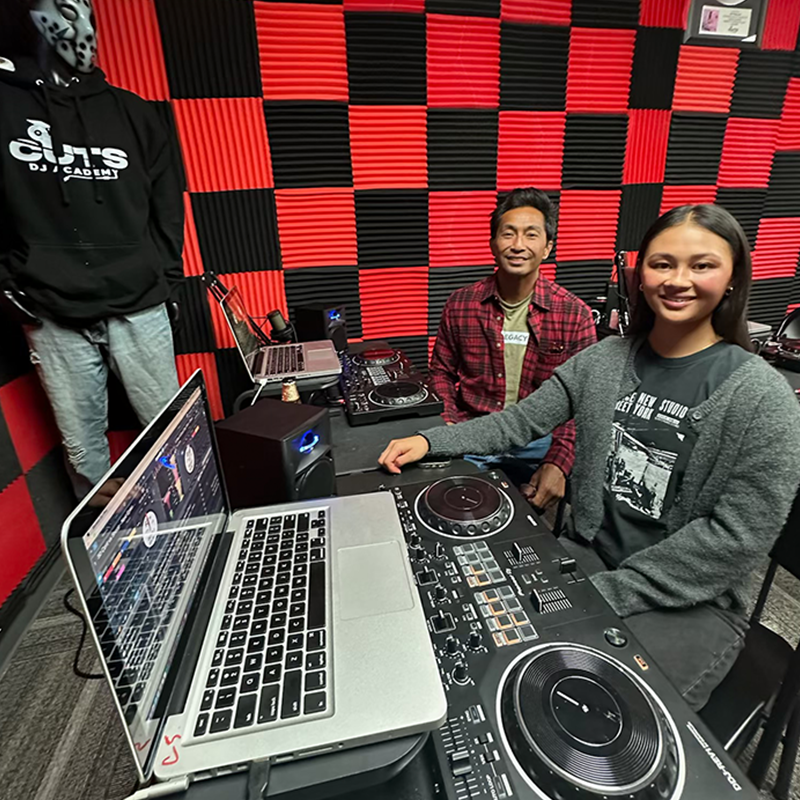 DJ Student at Cuts Academy