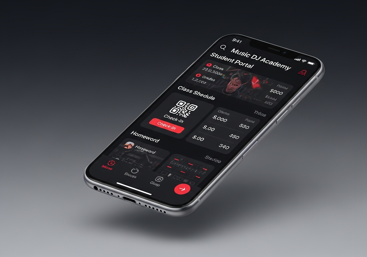 Cuts DJ Academy Student Portal App